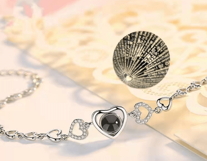 Stylish, Elegant Heart-To-Heart Bracelet is Crafted From Sterling Silver - BUNNY BAZAR