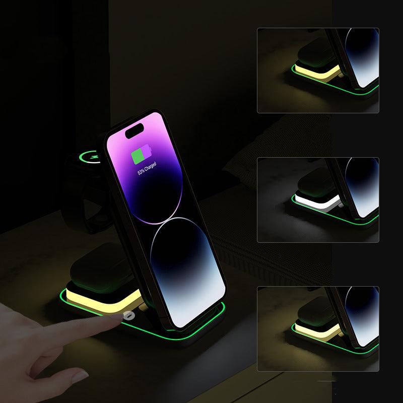 Stay in Charge With The 4-in-115W Small Night Light Wireless Charger - BUNNY BAZAR