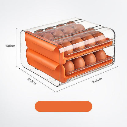 Egg Carton Drawer Type Fresh-keeping Storage Box - BUNNY BAZAR