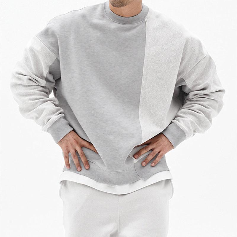 Pullover Round Neck Sweater Loose Men Clothes - BUNNY BAZAR