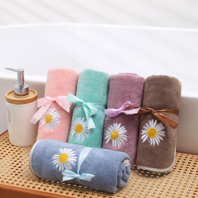 Microfiber Daisy Simple Sports Towel - BUNNY BAZAR