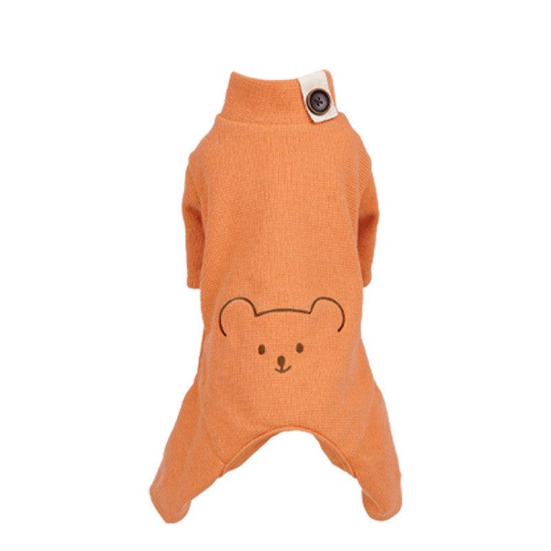 Pet All-inclusive Four-leg Cotton Pajamas - BUNNY BAZAR