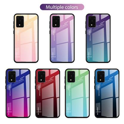 Mobile Phone Case Gradient Glass Protective Cover - BUNNY BAZAR