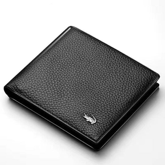 Men's Short Fashion Business Wallet is Handcrafted With Genuine Leather - BUNNY BAZAR