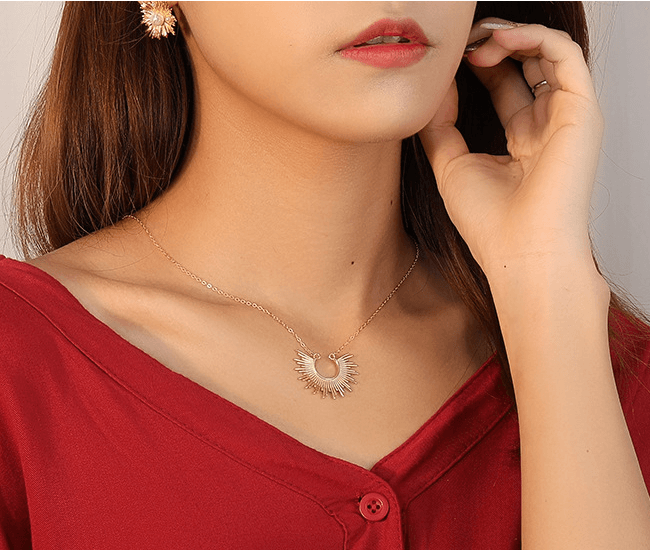 S925 sterling silver necklace - BUNNY BAZAR