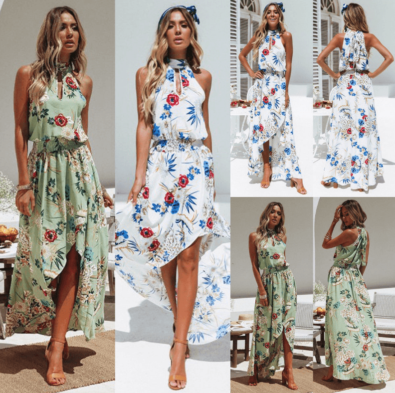 European trend beach dress ebay AliExpress explosion dress bohemian style dress - BUNNY BAZAR