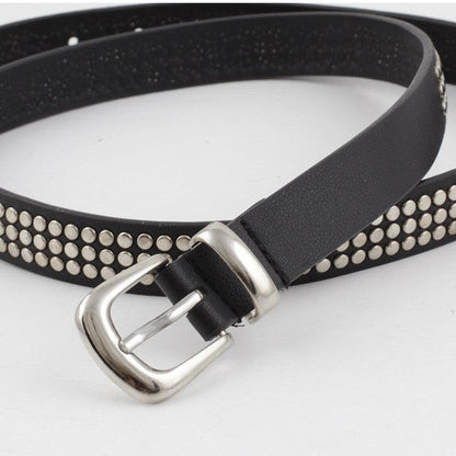 Women's rivet jeans belt - BUNNY BAZAR