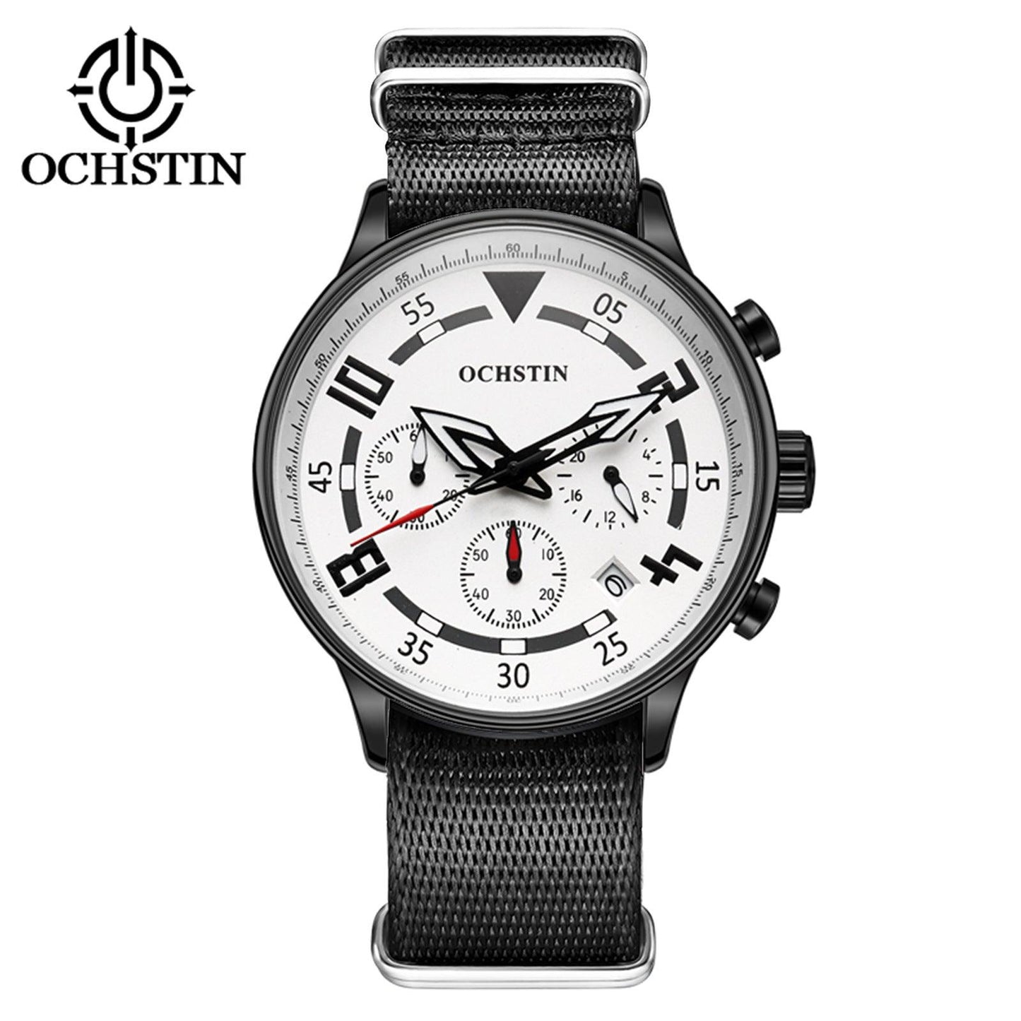 Augusten Men's Watch Leather Watch Calendar Watch Sports Waterproof Quartz Watch - BUNNY BAZAR