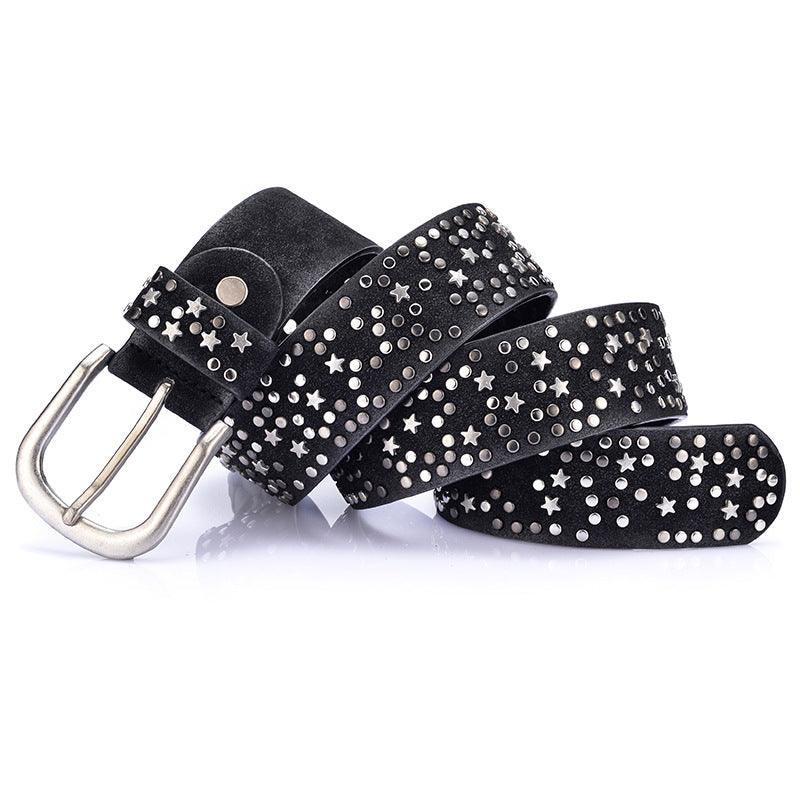 Cool Rivet belt features a sleek and stylish design - BUNNY BAZAR