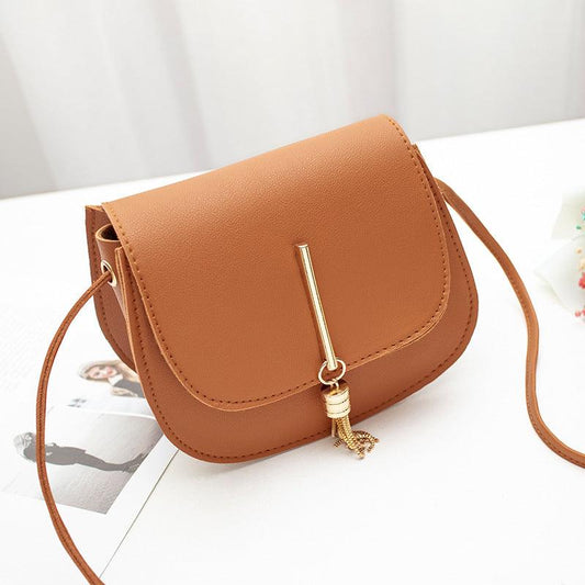 Shoulder bag tassel round bag women bag - BUNNY BAZAR