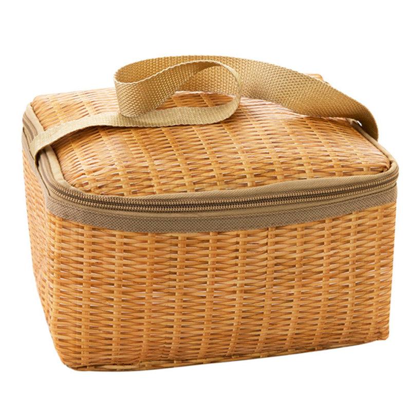 Rattan lunch bag - BUNNY BAZAR