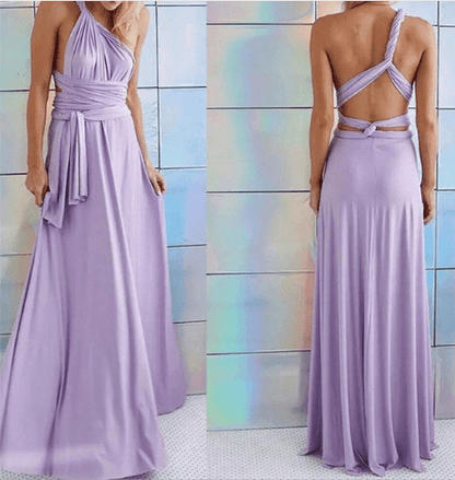 Women Bandage Convertible Boho Maxi Dress - BUNNY BAZAR