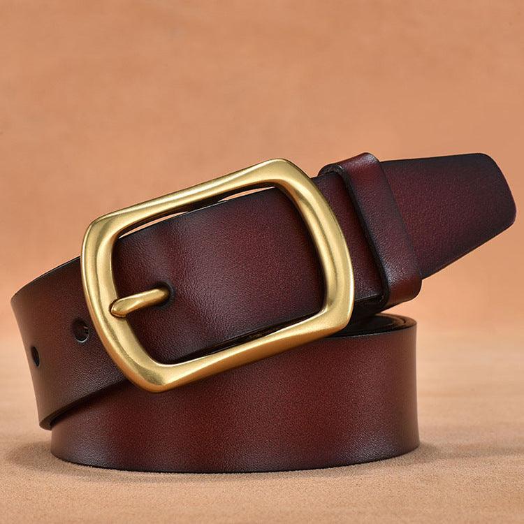 Men's Genuine Leather Belt is The Aerfect Accessory For Any Occasion - BUNNY BAZAR