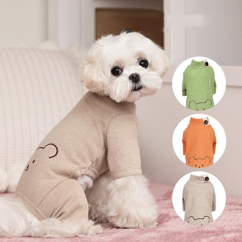 Pet All-inclusive Four-leg Cotton Pajamas - BUNNY BAZAR