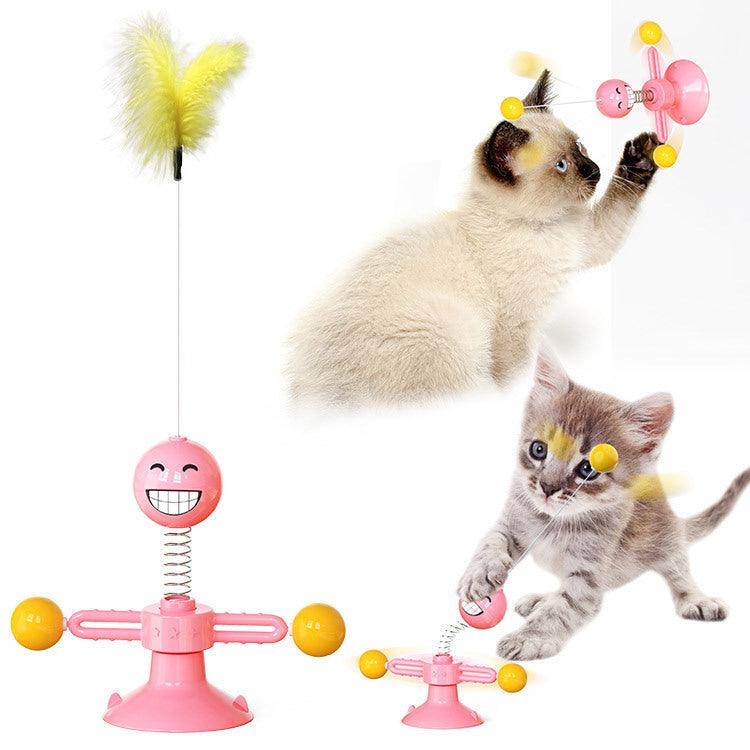 Cat Turntable Cat Windmill Toy Glowing Toy - BUNNY BAZAR