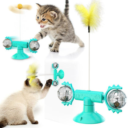 Cat Turntable Cat Windmill Toy Glowing Toy - BUNNY BAZAR