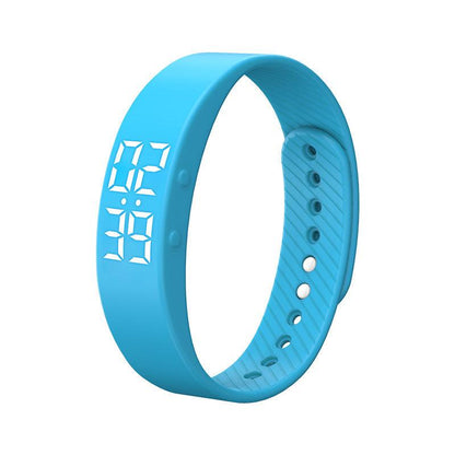 Silicone Smart Student Sports Pedometer Bracelet - BUNNY BAZAR