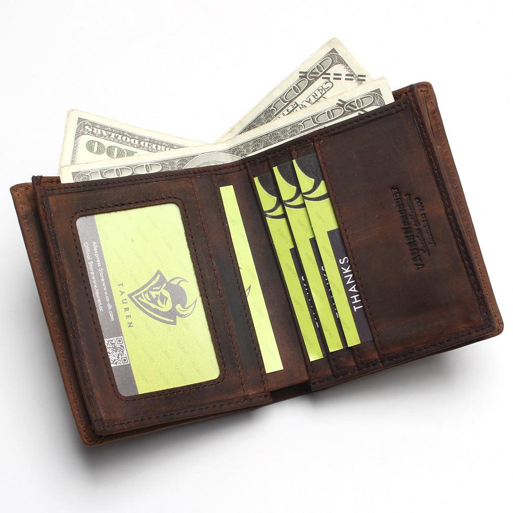 Anti-magnetic RFID leather wallet - BUNNY BAZAR