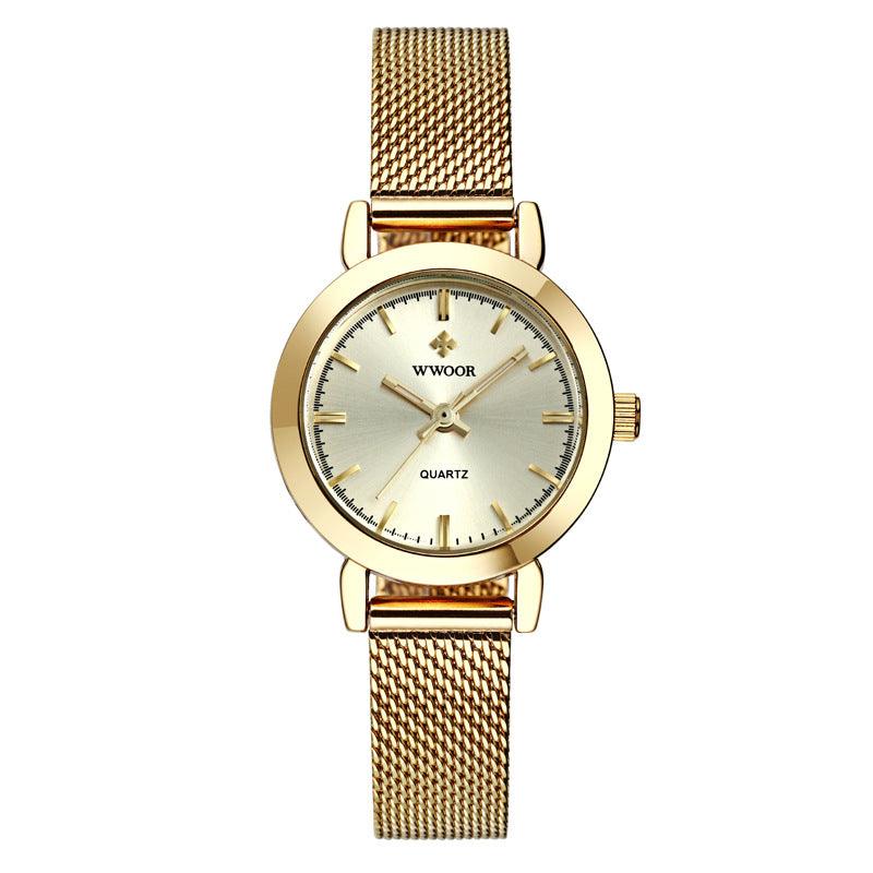 T-22 Women's Stainless Steel Mesh Belt Quartz Watch - BUNNY BAZAR