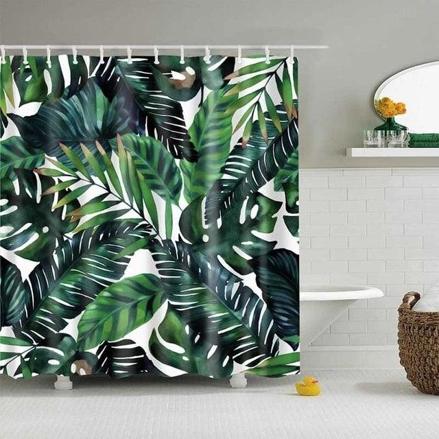 Tropical Shower Curtain - BUNNY BAZAR