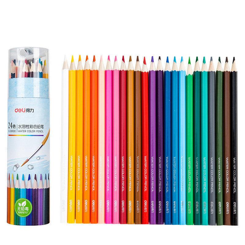 Water Soluble Color Lead Hexagonal Color Pencil - BUNNY BAZAR