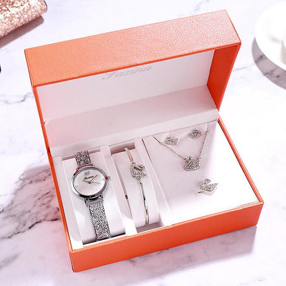 T-33 Beautiful Stylish Watch withe Bracelet in 8 Different Colors - BUNNY BAZAR