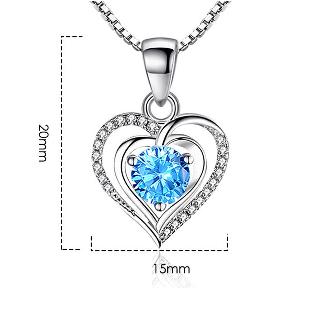 Heart Of The Sea Necklace For Women Clavicle Chain - BUNNY BAZAR