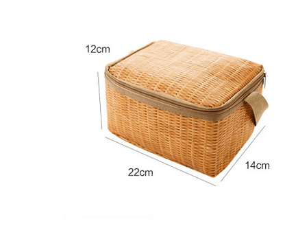 Rattan lunch bag - BUNNY BAZAR