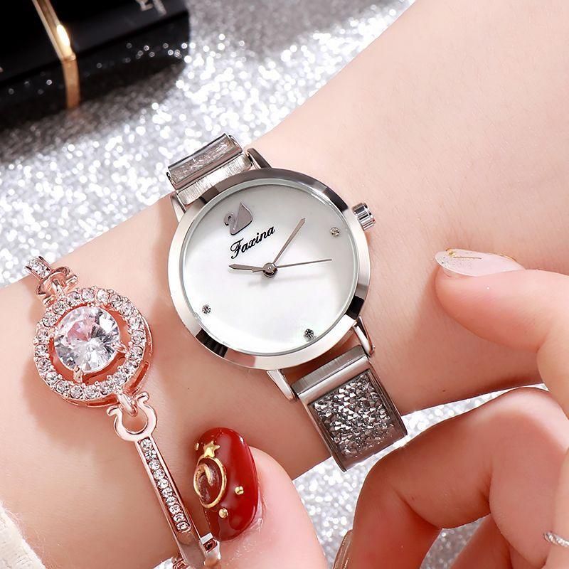 T-33 Beautiful Stylish Watch withe Bracelet in 8 Different Colors - BUNNY BAZAR