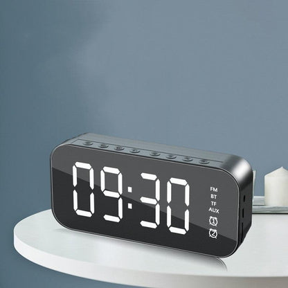 Mirror Bluetooth Audio Remote Control Alarm Clock - BUNNY BAZAR