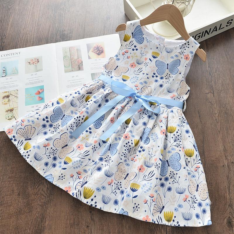 Summer Cute Princess Style Children's Dress With Embroidery Mesh - BUNNY BAZAR