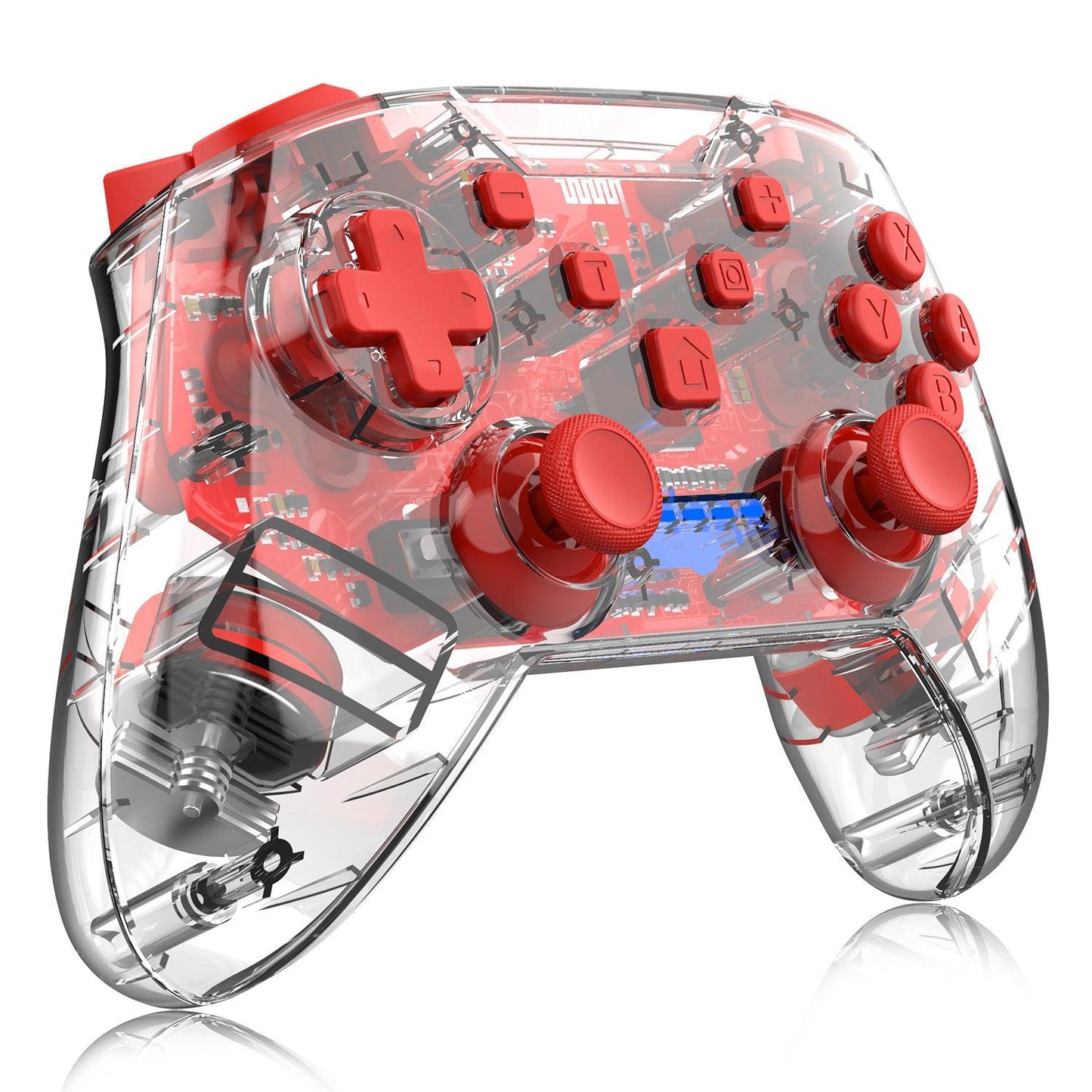 Wireless Wake-up Burst SwitchPRO Bluetooth Transparent Lighted Gamepad - BUNNY BAZAR