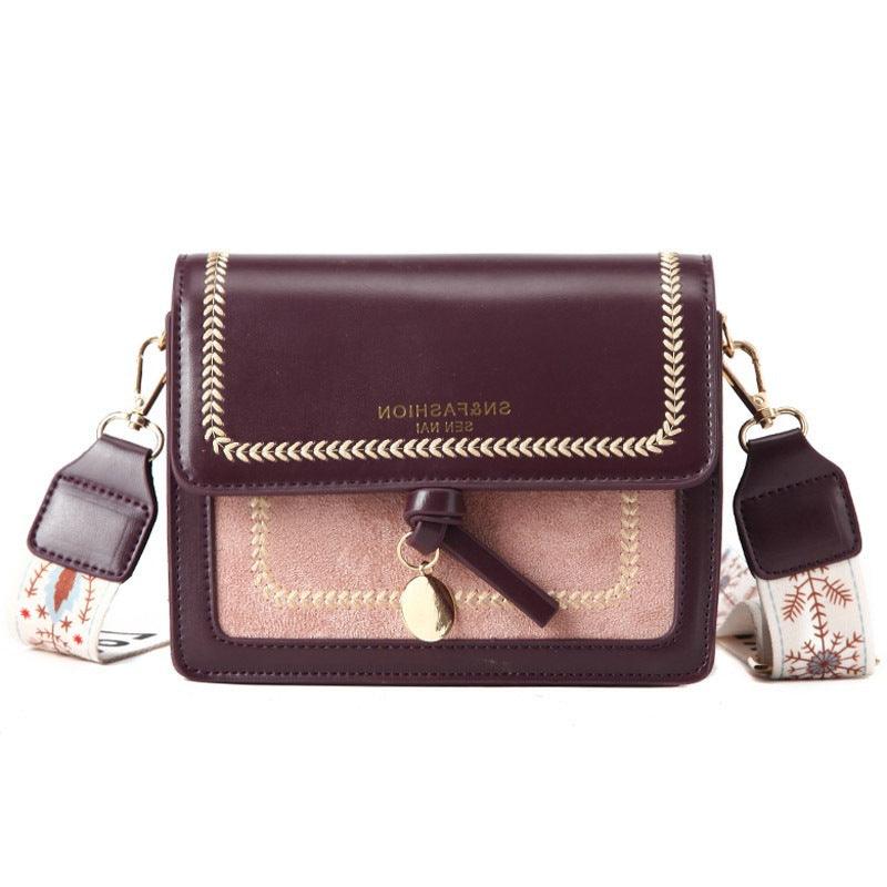 Crossbody Bag With Square Shoulder Strap - BUNNY BAZAR