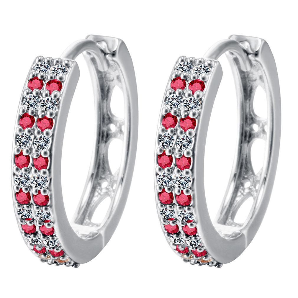 Make a Statement With This Glamorous Diamond Zircon Crystal Earring - BUNNY BAZAR