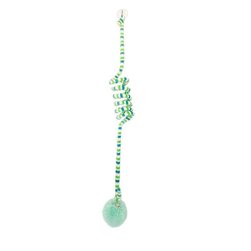 Kitten Spring Cat Toy Stick With Bell - BUNNY BAZAR