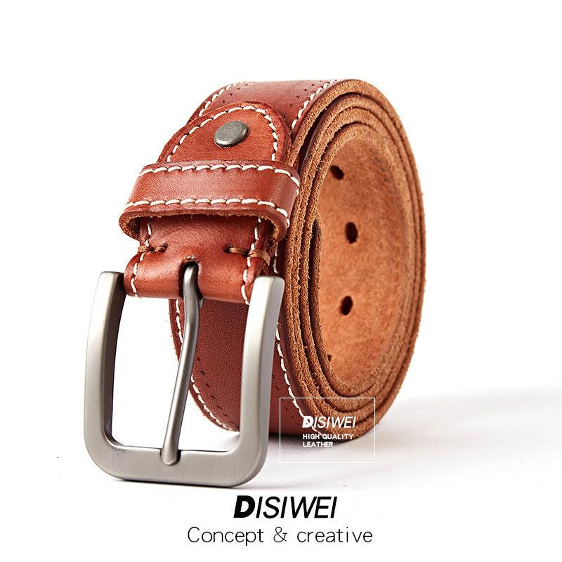 Washed leather belt - BUNNY BAZAR