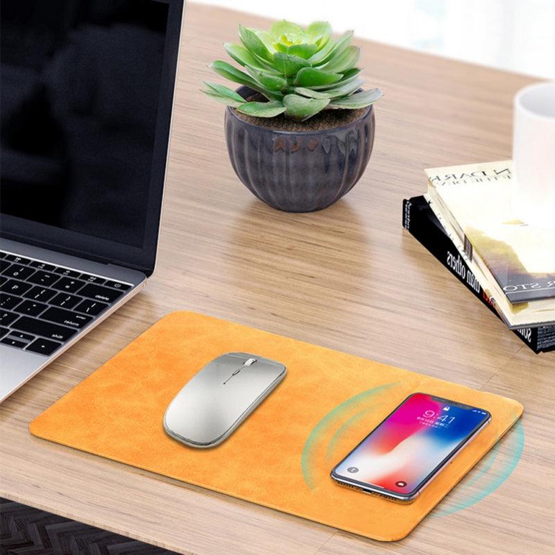 Stylish Mouse Pad Features Wireless Charger Fast Charge Technology - BUNNY BAZAR