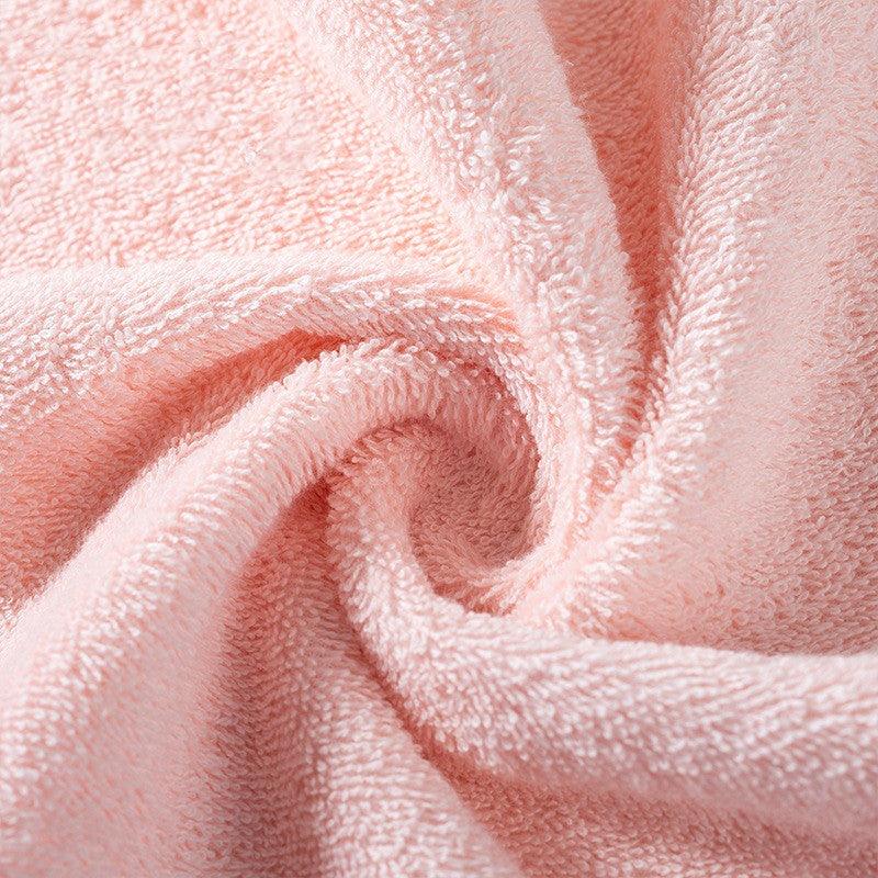 Fashionable Cotton Plain Satin Large Towel - BUNNY BAZAR