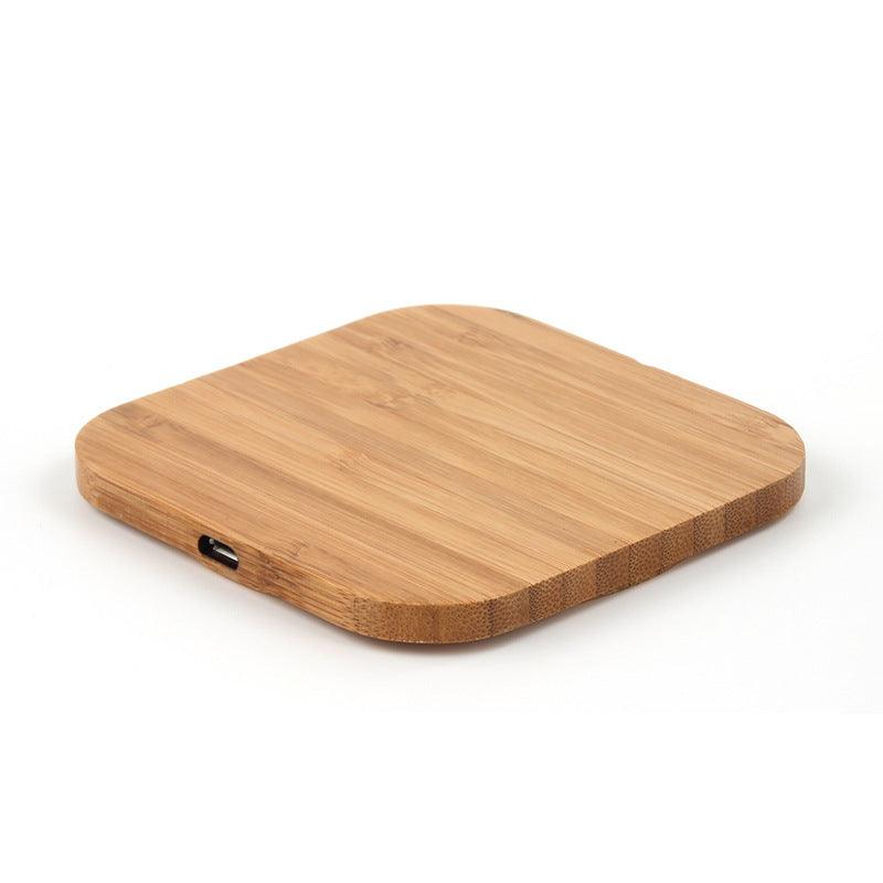 Bamboo Square Mobile Phone Wireless Fast Charging Charger - BUNNY BAZAR