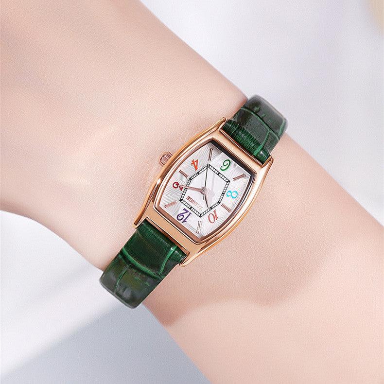 T-31Women's Niche Design Stylish Roman Literal Watch - BUNNY BAZAR