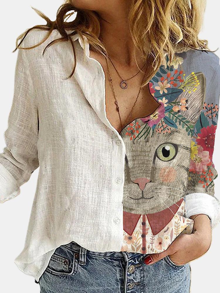 Printed long sleeve shirt - BUNNY BAZAR