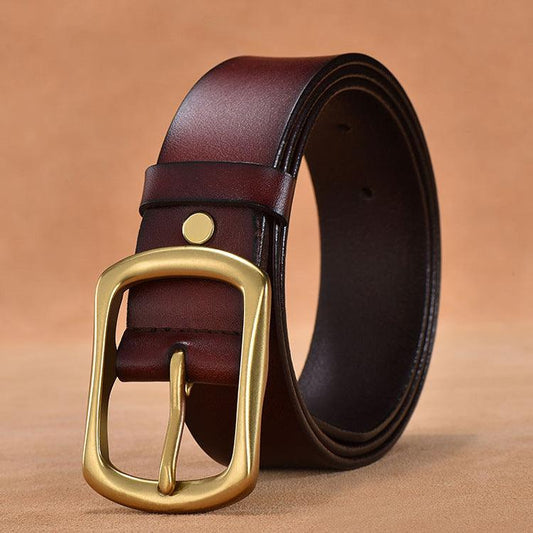 Men's Genuine Leather Belt is The Aerfect Accessory For Any Occasion - BUNNY BAZAR