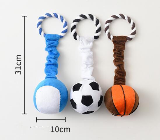 Soft Ball Pet Dog Voice Molar Toy Ball Training Supplies - BUNNY BAZAR