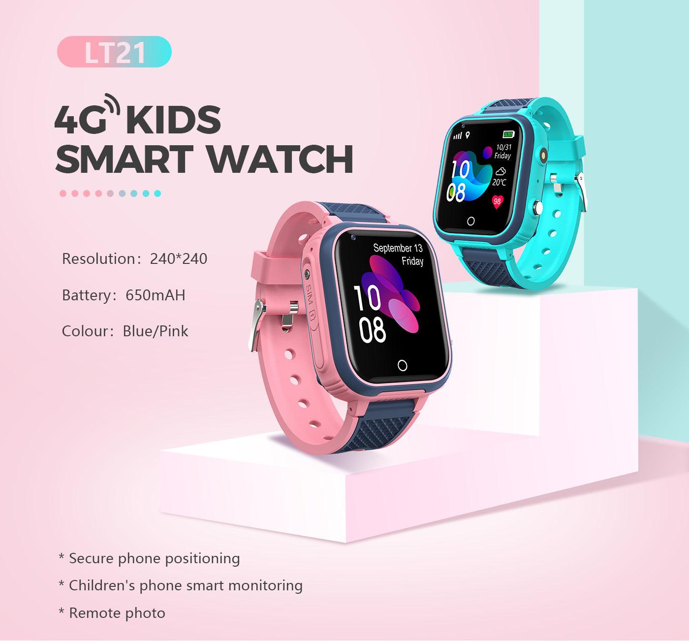 4G Waterproof Touch Camera Electronic Positioning Children's Phone Smart Watch - BUNNY BAZAR