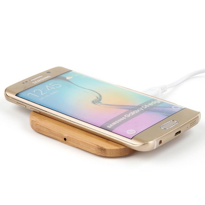 Bamboo Square Mobile Phone Wireless Fast Charging Charger - BUNNY BAZAR