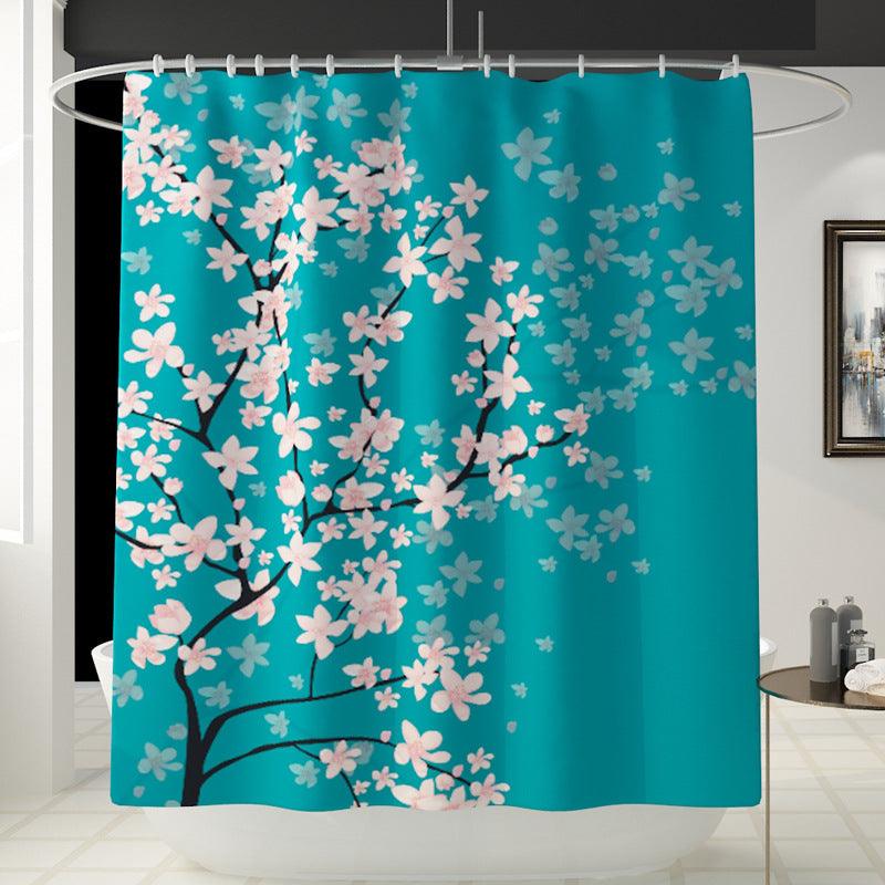 Daffodil Toilet Bathroom Shower Curtain Shower Partition - BUNNY BAZAR