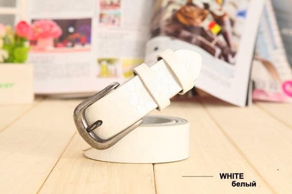 Women's hollow leather belt - BUNNY BAZAR