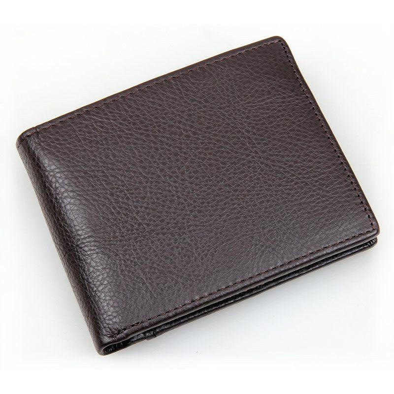 J.M.D October new wallet short real leather wallet back to the old cowhide wallet 8054 - BUNNY BAZAR