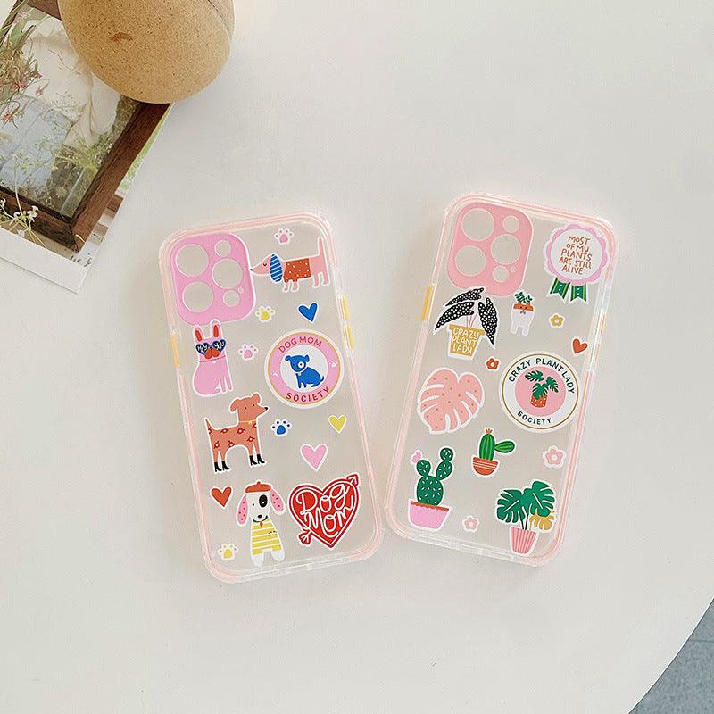 Clear Cute Plant Animal Phone Case For Soft Back Cover - BUNNY BAZAR