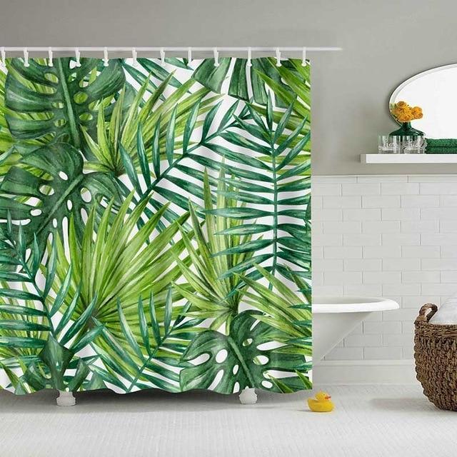 Tropical Shower Curtain - BUNNY BAZAR